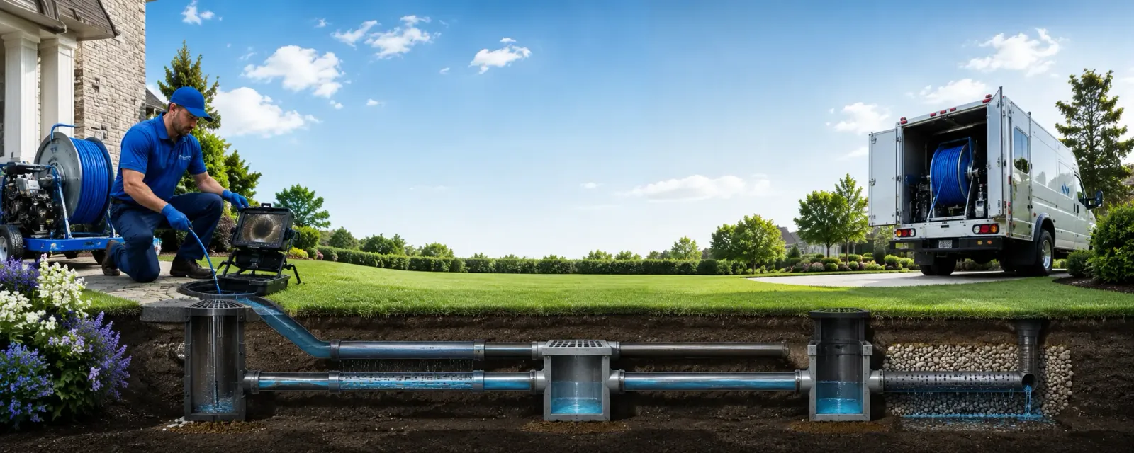 Outdoor drain cleaning information for Sargentville, ME
